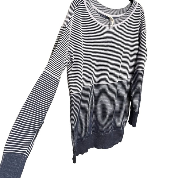 Anthropologie Daily Practice Ribbed Knit Stripe Sweater Dress - Picture 4 of 9